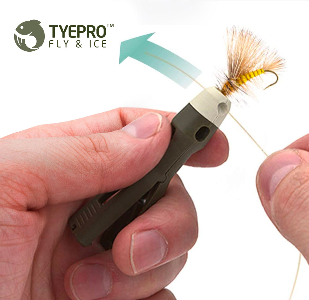 device to tie fishing lures on line TYEPRO Fly & Ice Knot Tying Tool
